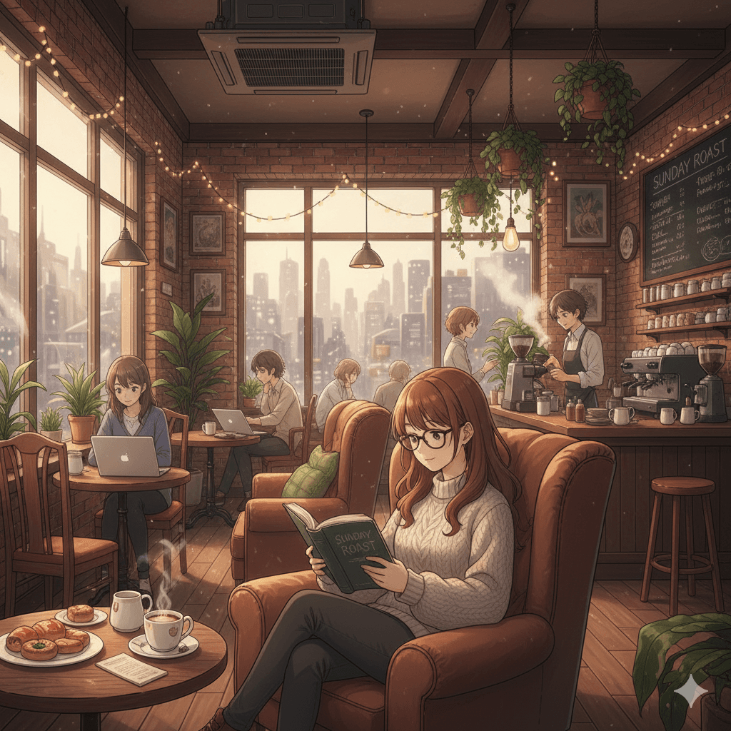 Cozy coffee shops to read on Sunday